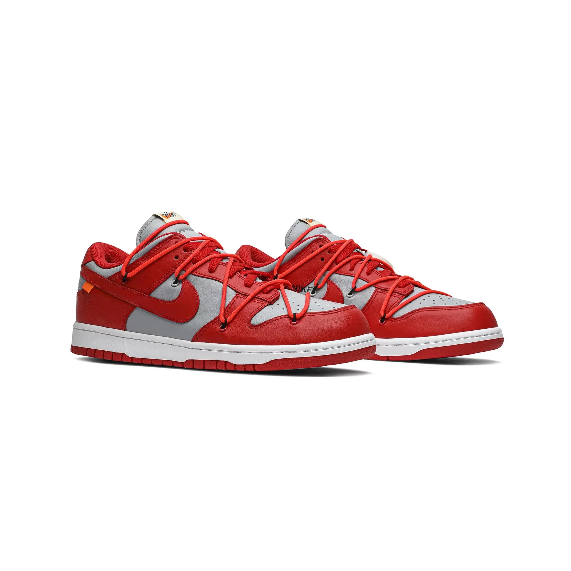 Dunk Low x Off-White - University Red (New) Comfortable Arch