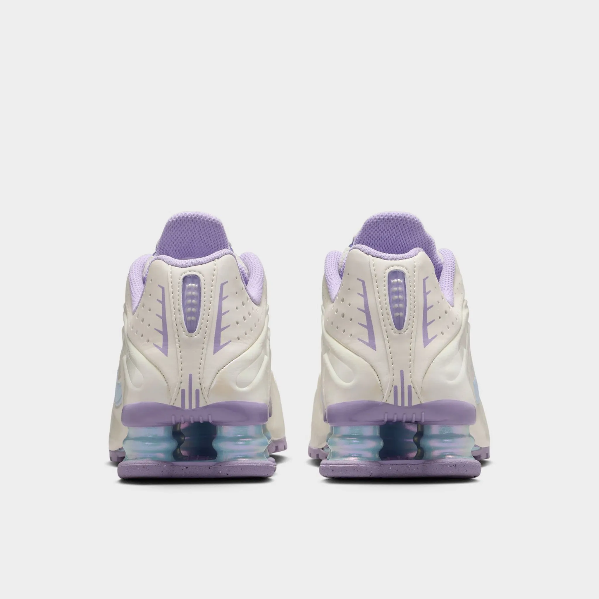 Ventilated Footbed System Maximum arch Nike Shox R4 NA13 GS Soft Pearl / Celestine Blue - Hydrangeas