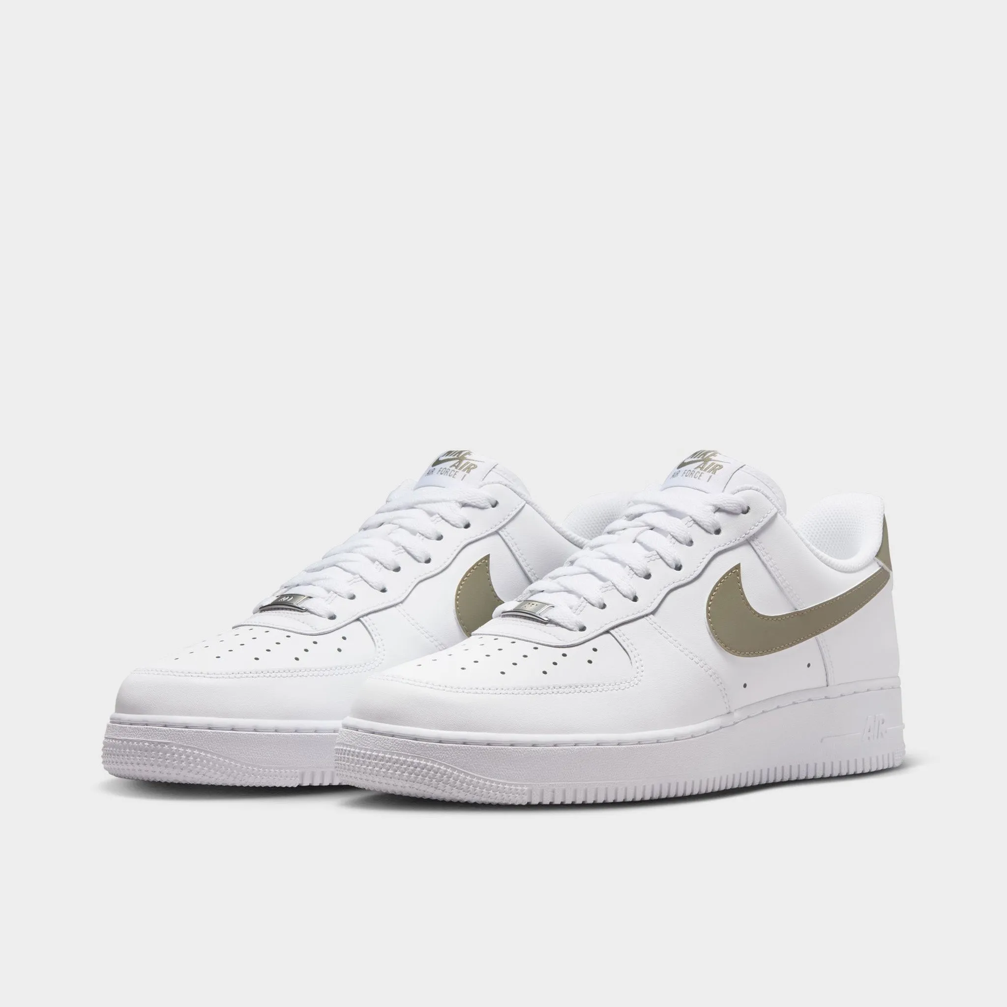 Nike Air Force 1 '07 White / Light Army Bonded seams Soft Finish