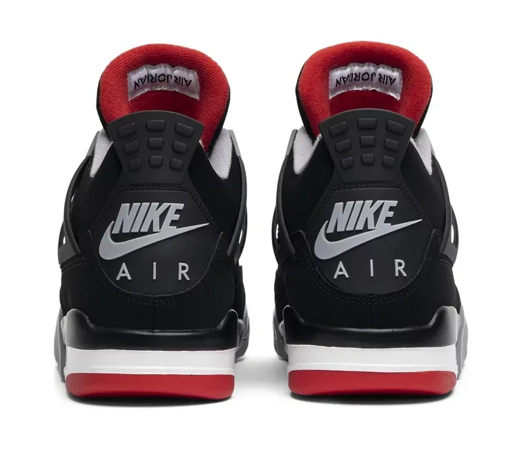 Neutral Colors ScratchResistantSurface Men's Nike Air Jordan 4 Retro (BRED 2019)