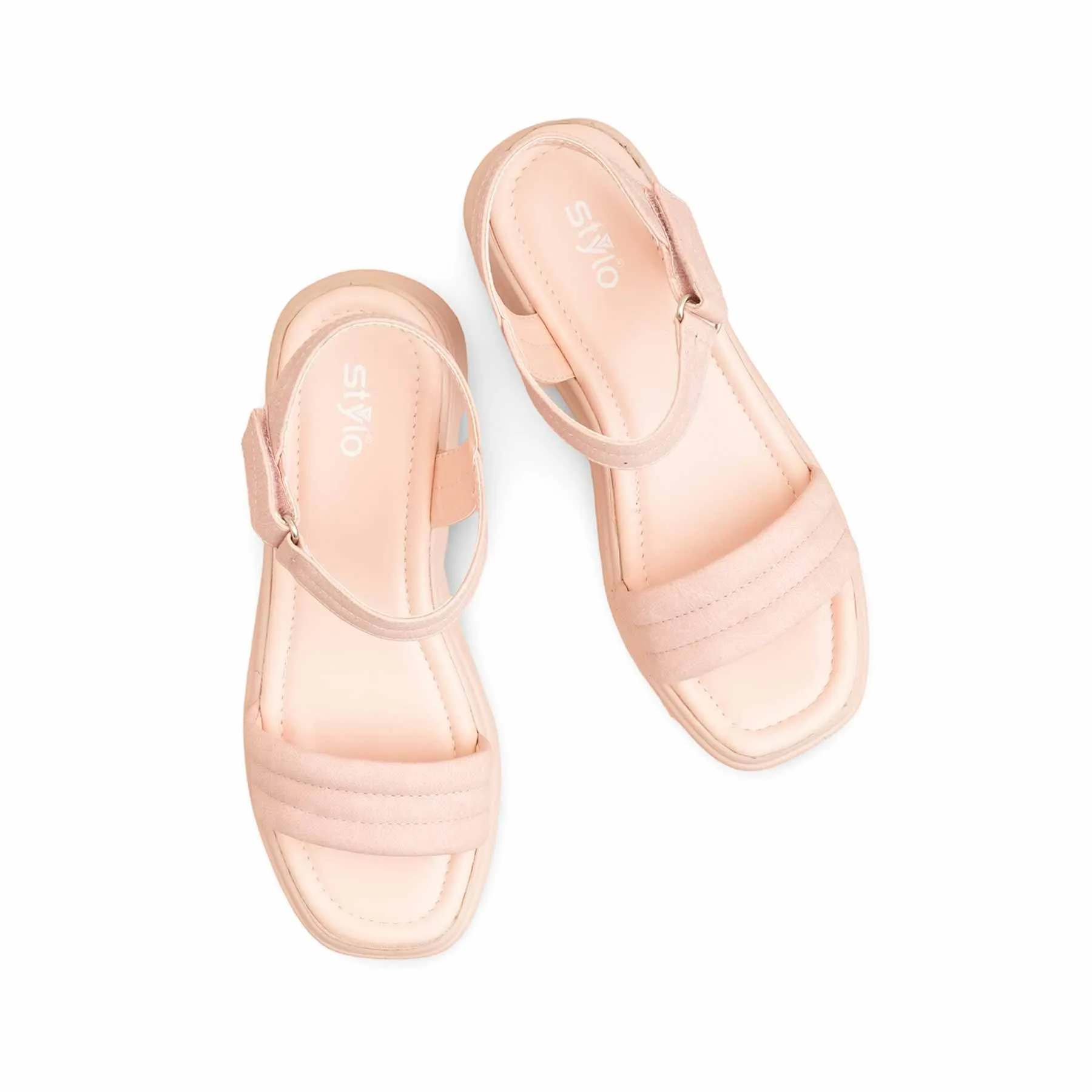 Pink Formal Sandal PUS008 Maximum Stability Non Slip Traction