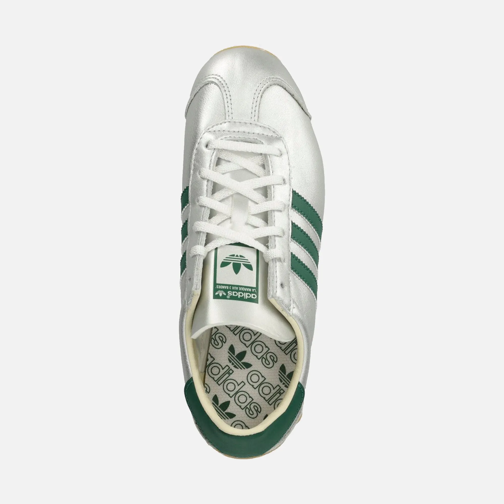 adidas COUNTRY OG Silver Metallic / Collegiate Green / Cream White Comfortable Style