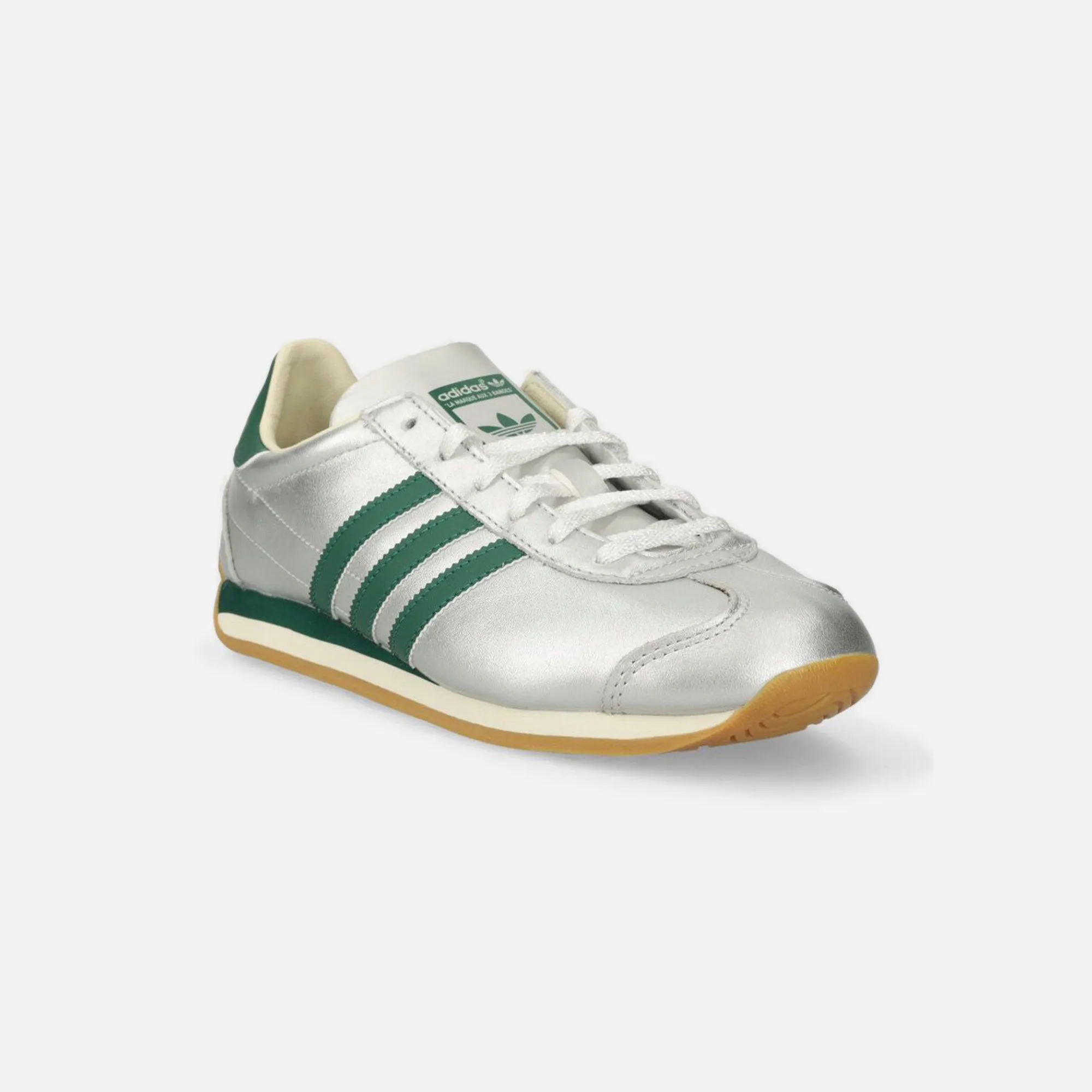 adidas COUNTRY OG Silver Metallic / Collegiate Green / Cream White Breathability Enhanced