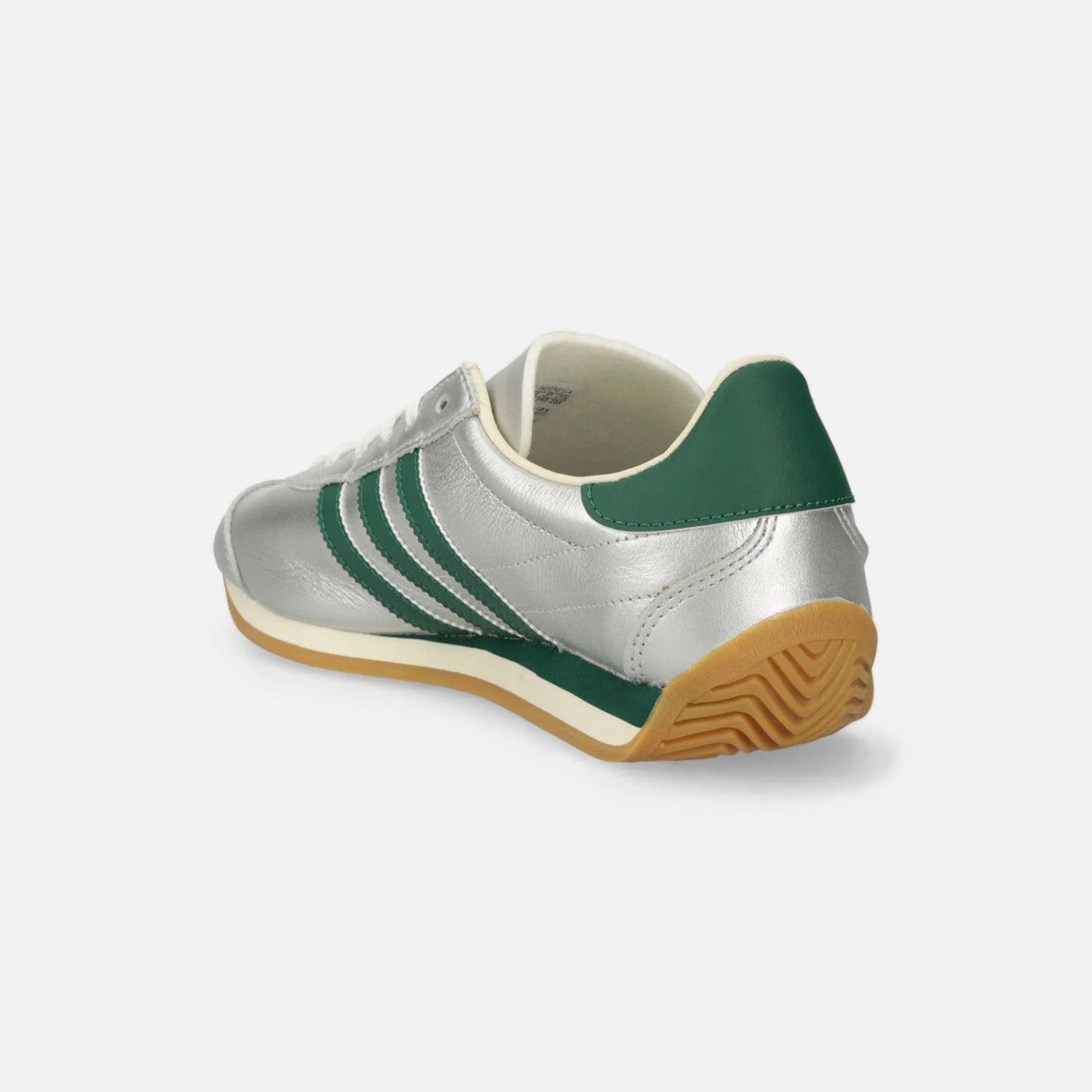 Clean Finish Low   Top adidas COUNTRY OG Silver Metallic / Collegiate Green / Cream White