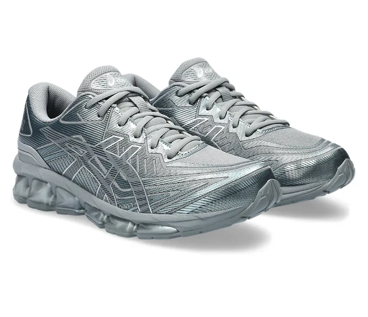 Wide Base Woven Upper Men's Asics Gel-Quantum 360 7 (Sheet Rock/Pure Silver)