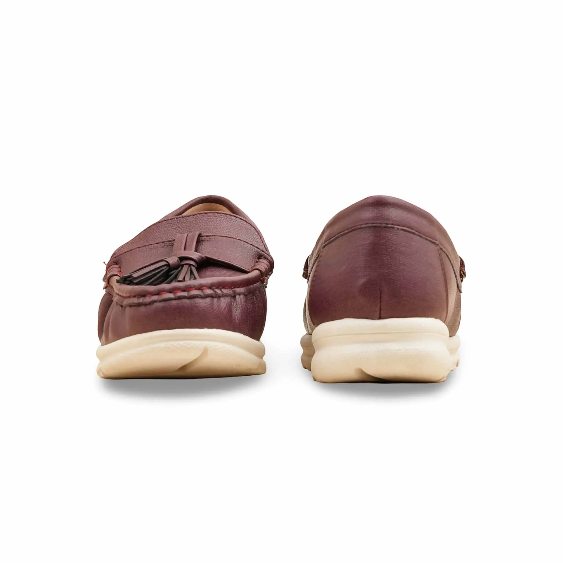 Family Glow Maroon Moccasin For Women WN4487
