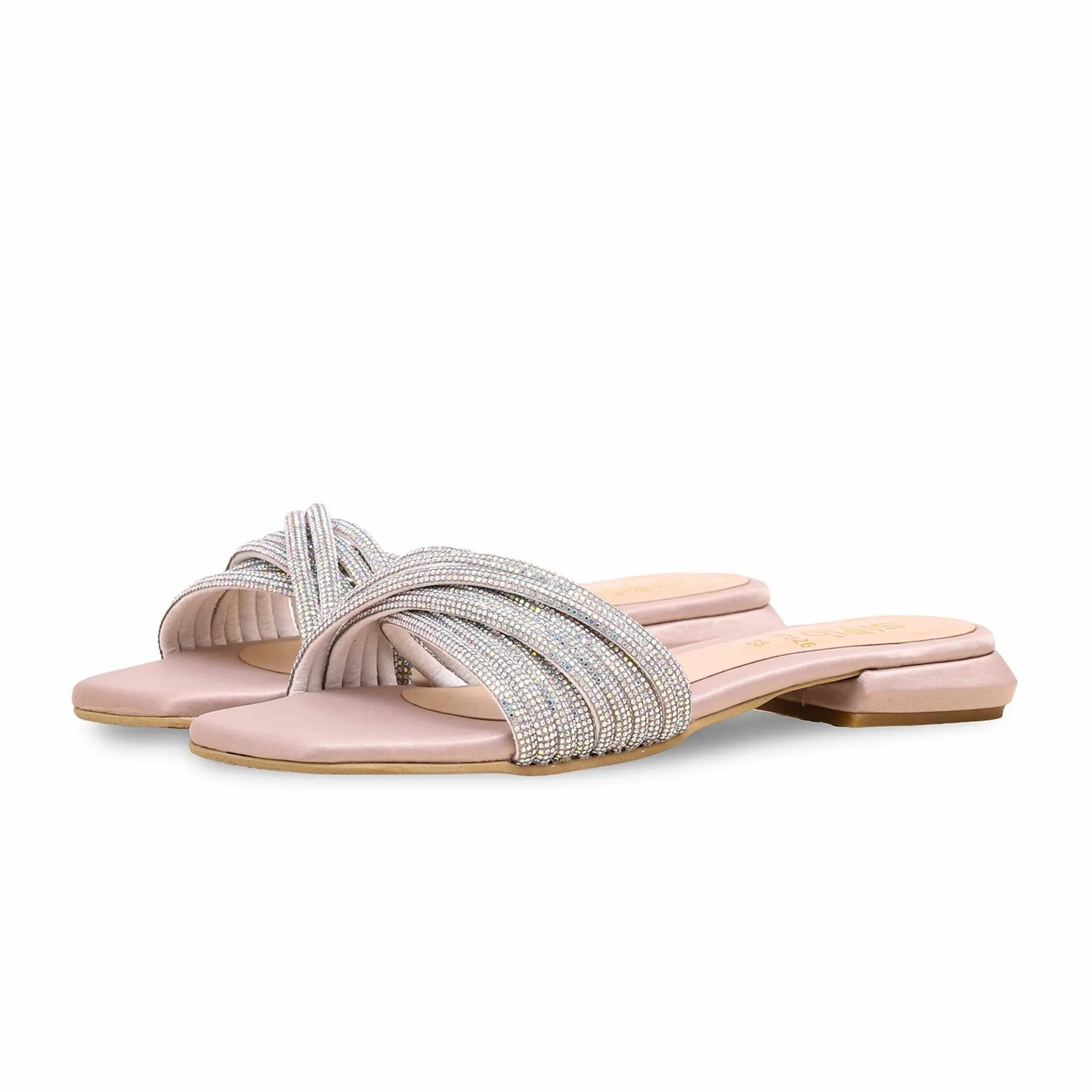 Fawn Fancy Slipper FN7826 Heel Cap Alluring Silhouette