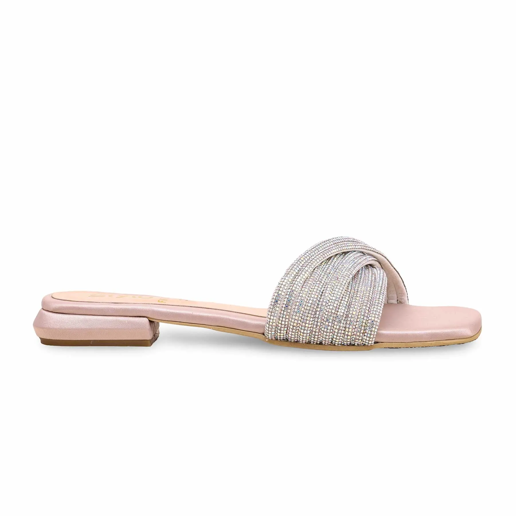 Fawn Fancy Slipper FN7826 Holiday look Chunky Heel