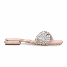 Fawn Fancy Slipper FN7826 Holiday look Chunky Heel