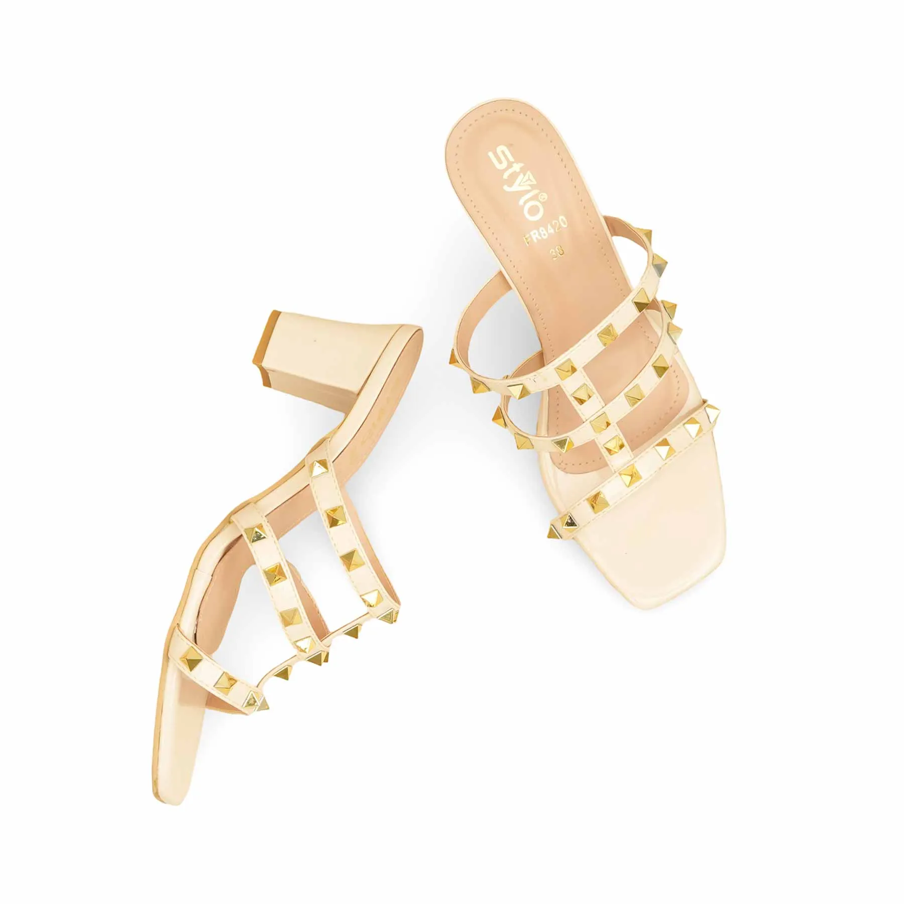 Fawn Formal Slipper For Women FR8420 Bold Design Retro Style