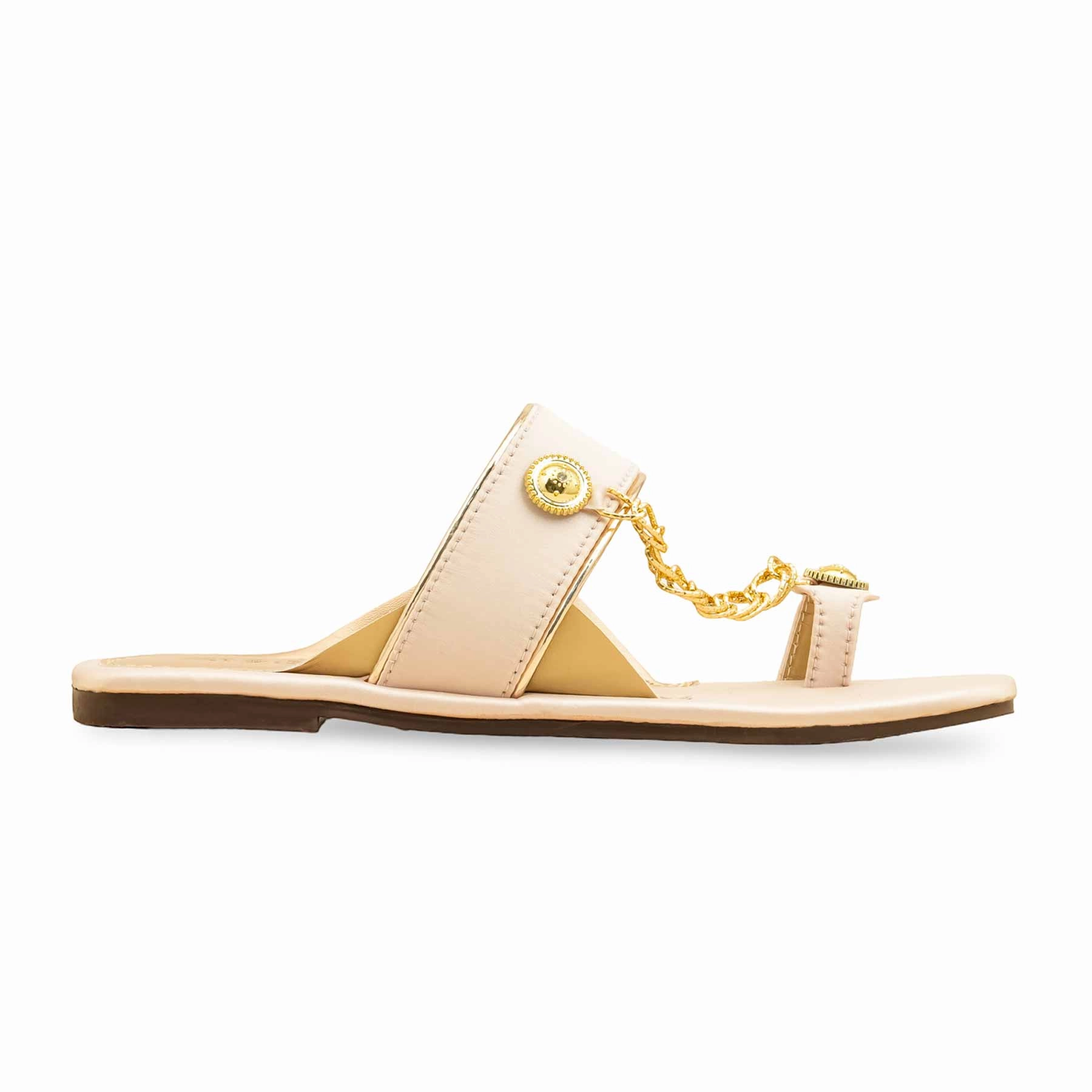 Supportive Fit Footwear for All Fawn Casual Chappal For Ladies CL2140