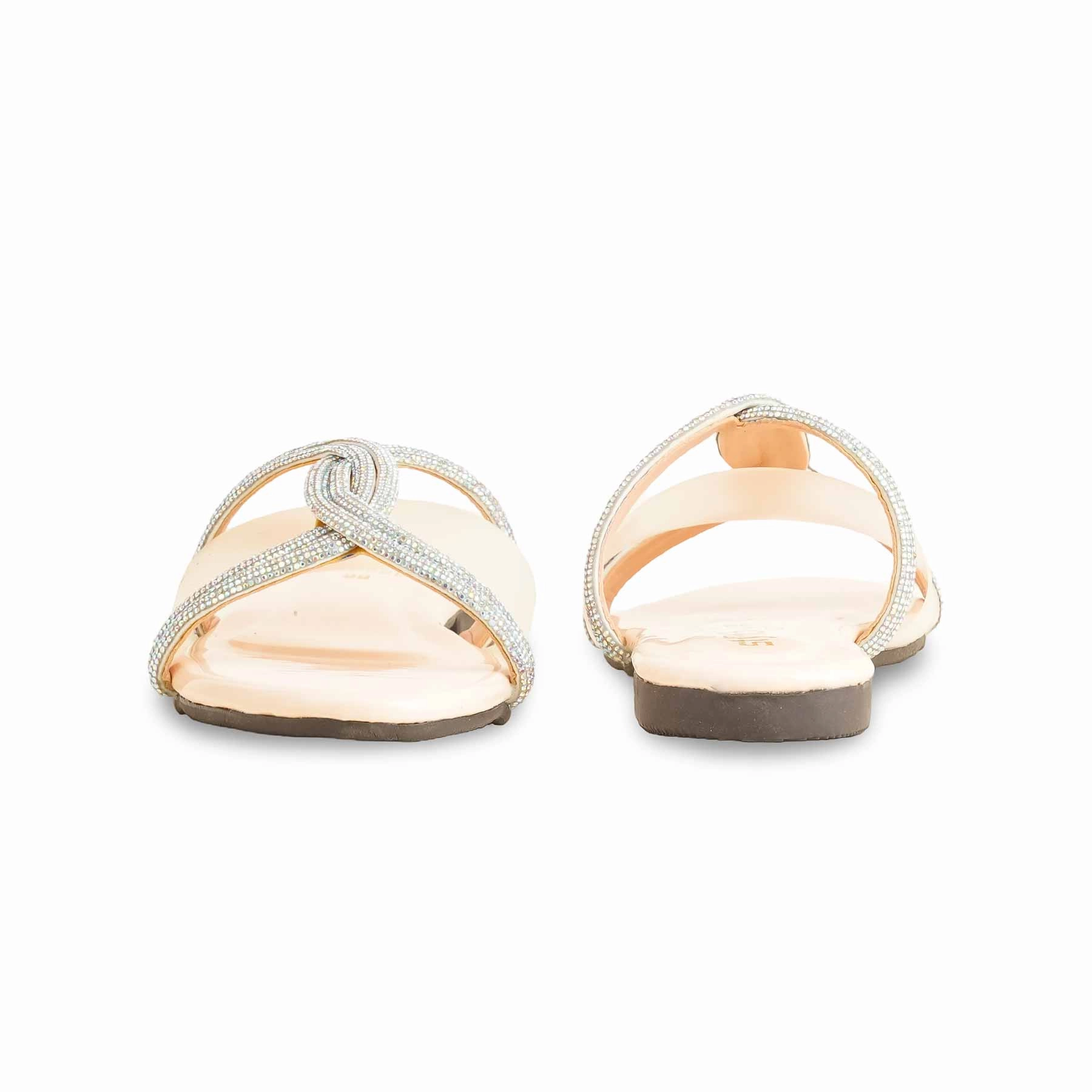 Lace Accent Fawn Casual Women Slipper CL2028