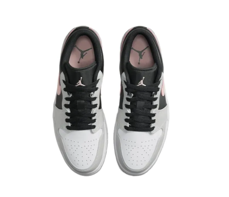 Jumping Support Men's Nike Air Jordan 1 Low (Black/Coral)