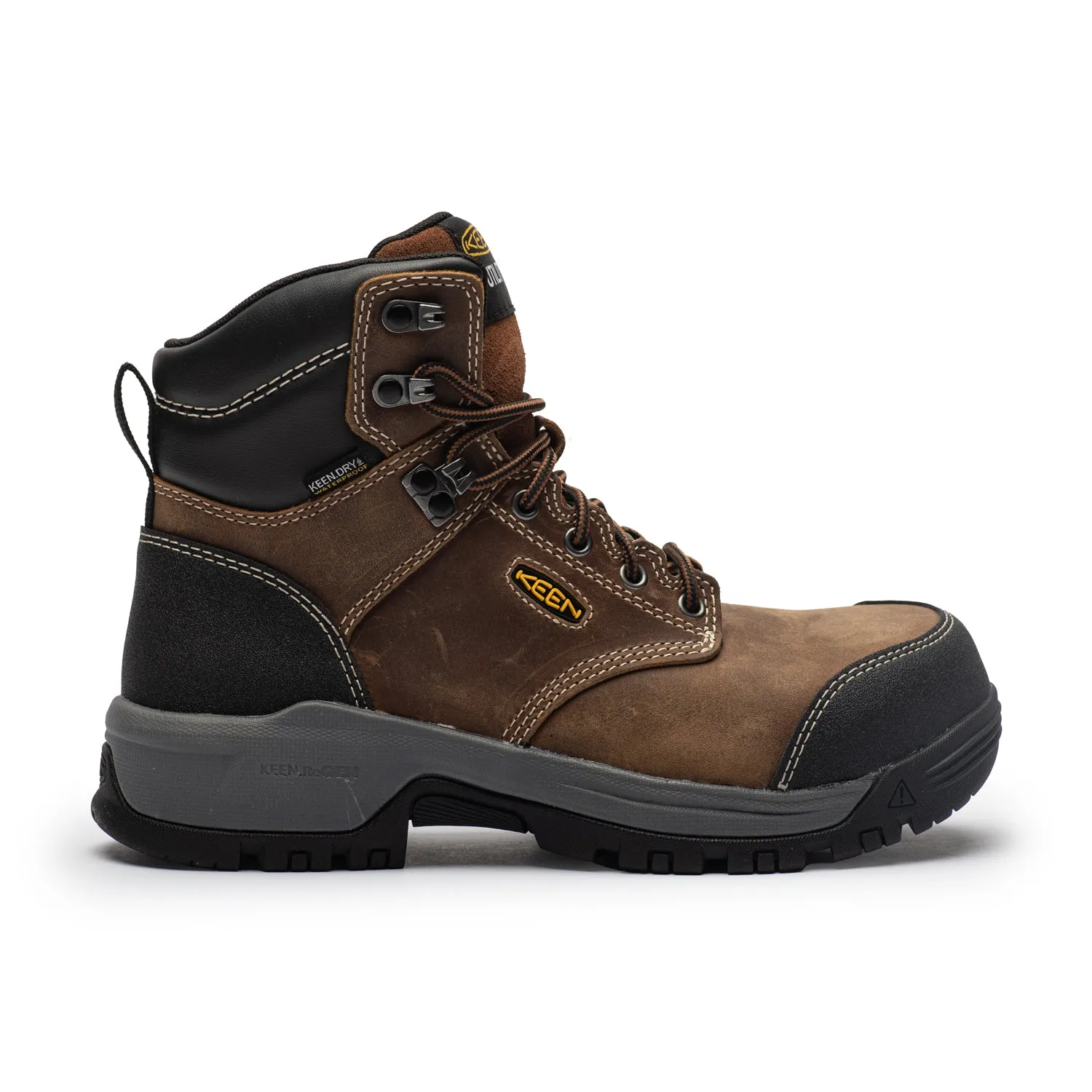 Quick Drying Rough Trail Hiker Sporty Look Evanston Women's 6" Waterproof Composite Toe Work Boots 1029856
