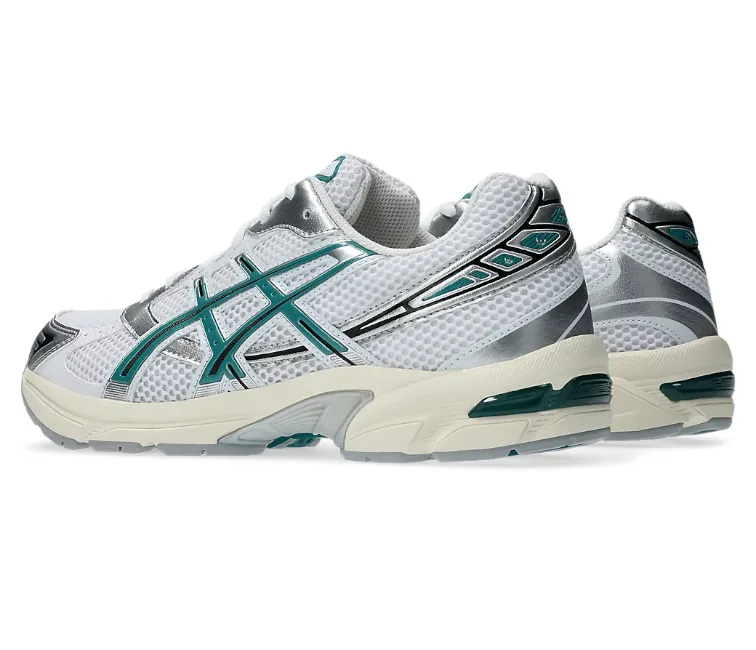 Flat Knit Texture Every Ground Men's Asics Gel-1130 (White/Teal)