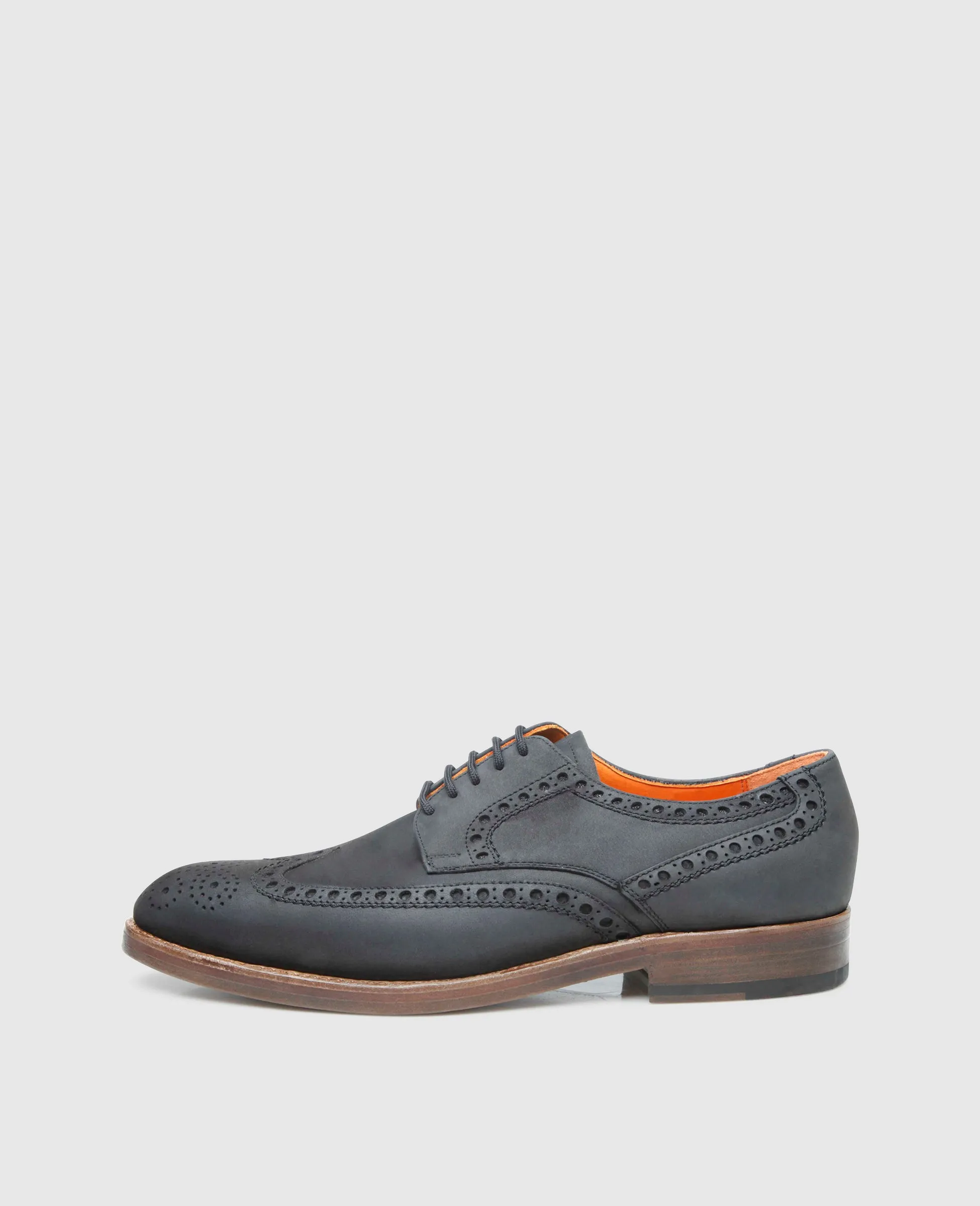 Luzern Full-Brogue J - Black Freedom Walk Minimal Detail