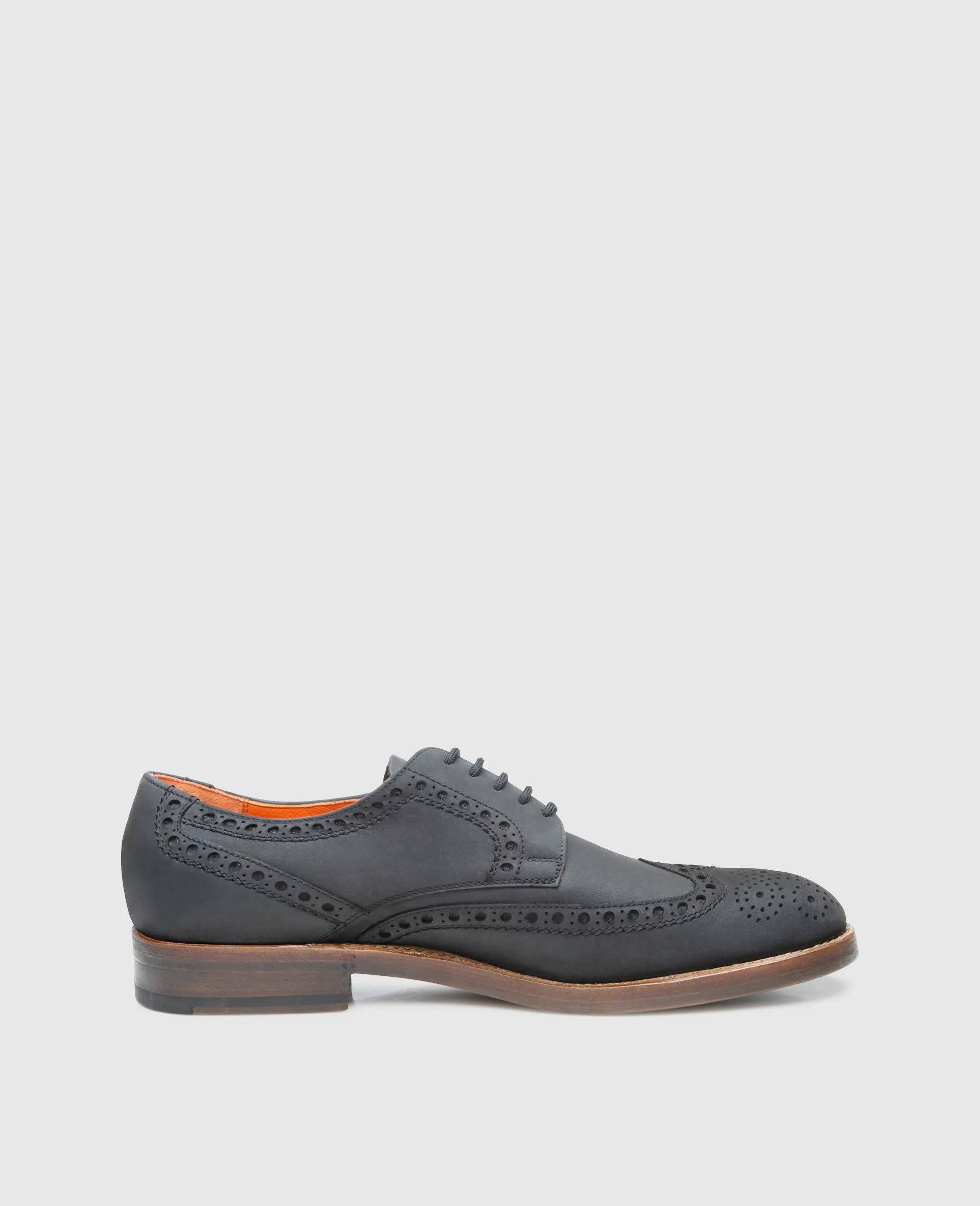 Comfy Walking Casual Comfort Luzern Full-Brogue J - Black