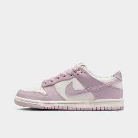 Walk Casual Vibration Dampening Nike Dunk Low GS Sail / Particle Rose - Enigma Stone