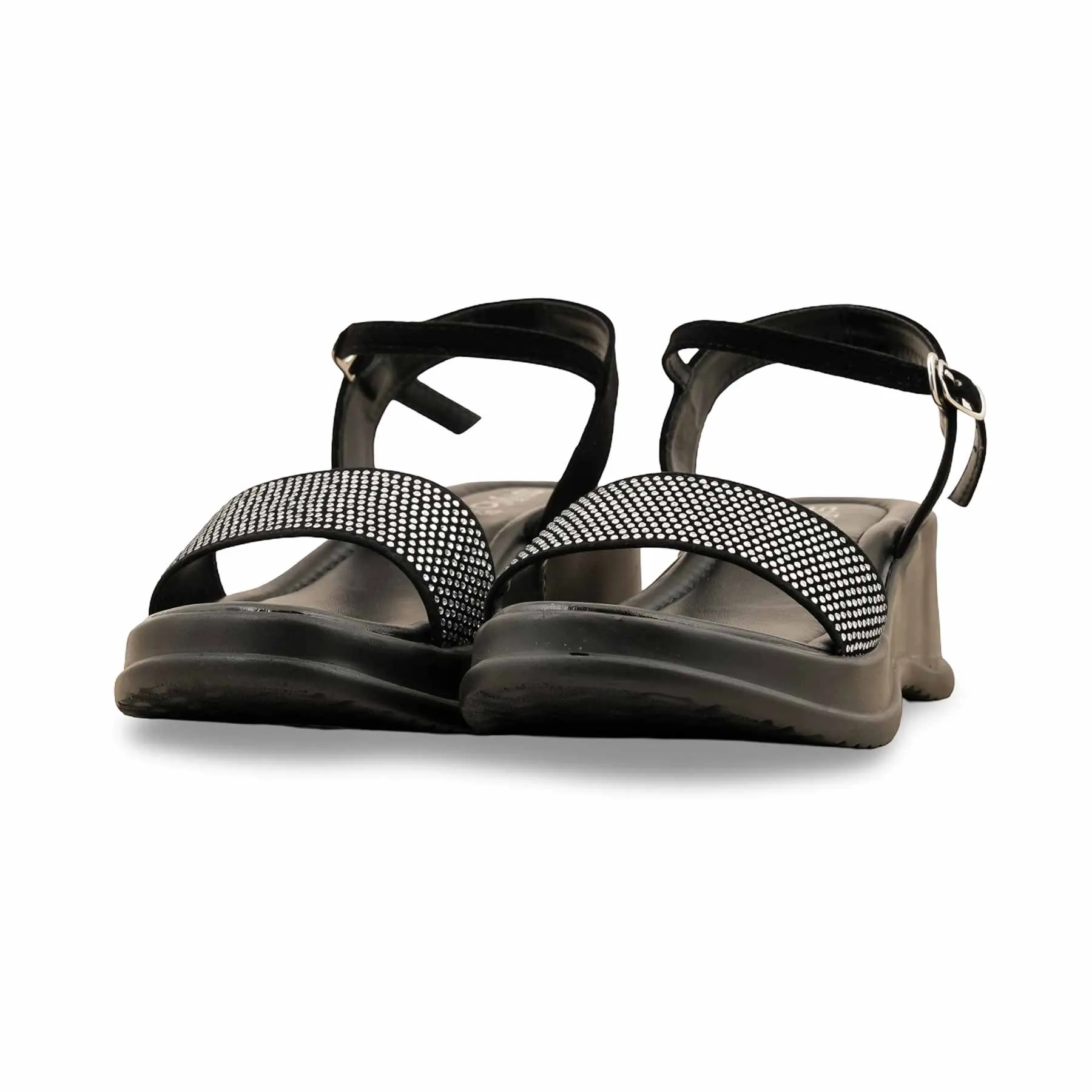 Street Music Black Formal Sandal PU0530