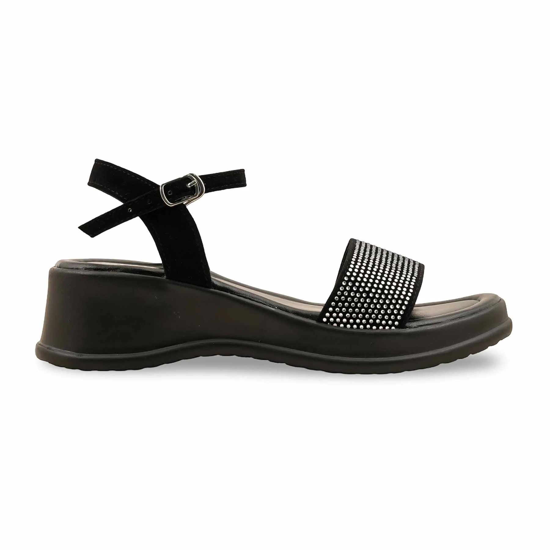 Black Formal Sandal PU0530 Casual Comfort Shoes Comfortable Everyday Wear