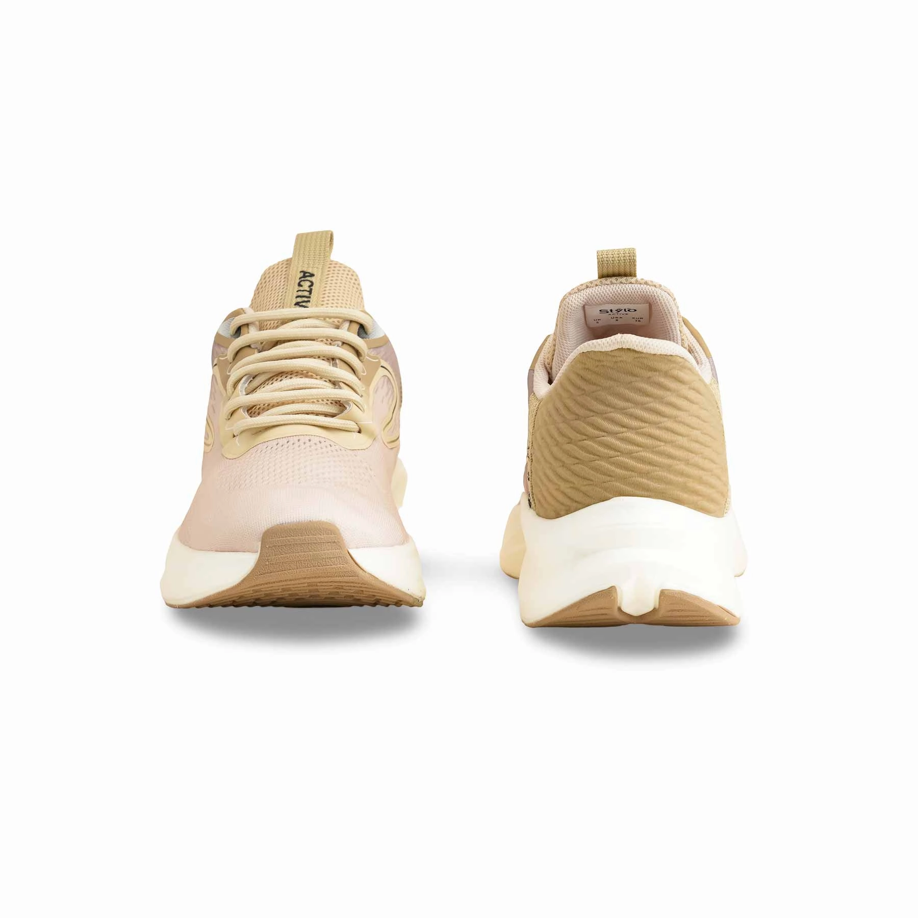 Adjustable Lace Closure Brown Casual Sneaker AT7355