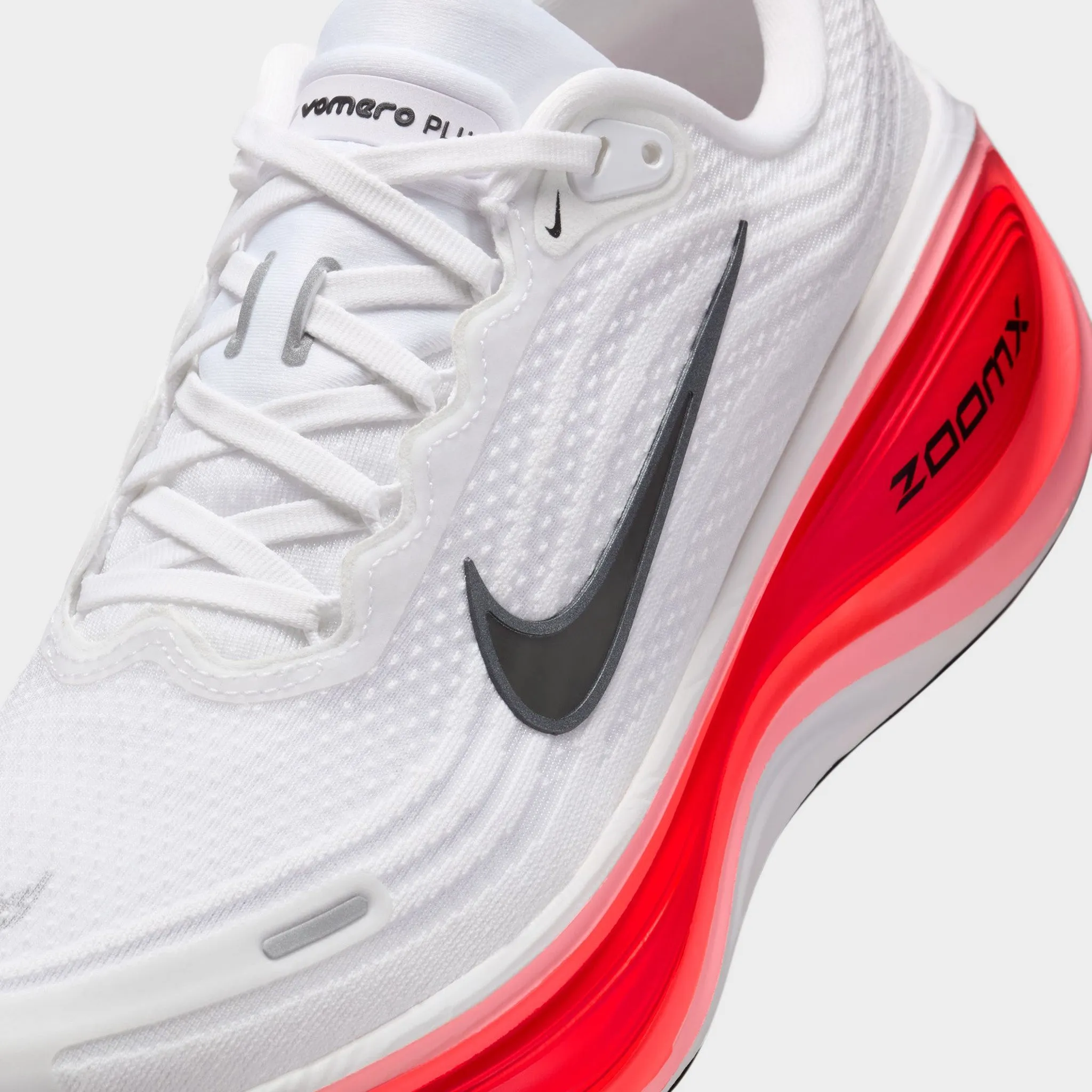 Nike Vomero Plus White / Black - Bright Crimson No Odor