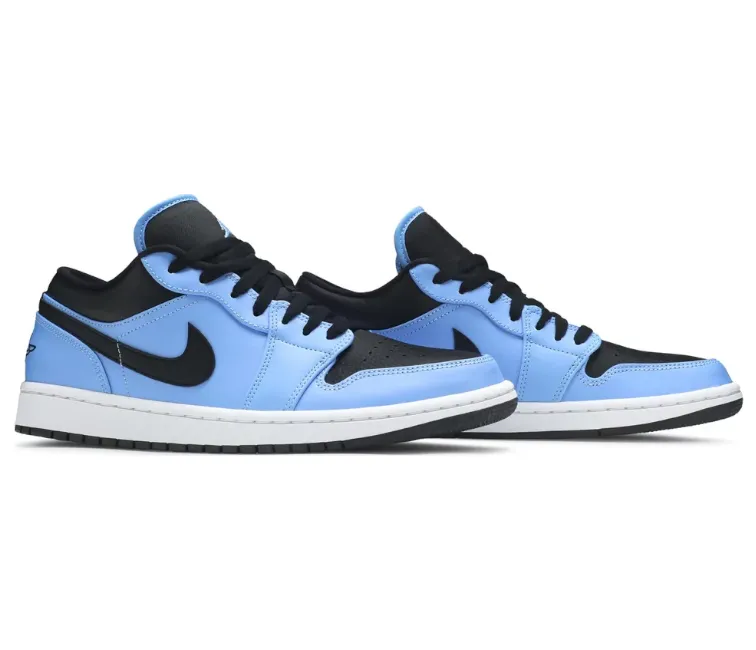 Men's Nike Air Jordan 1 Low (University Blue) Fitness Trail Stable Form