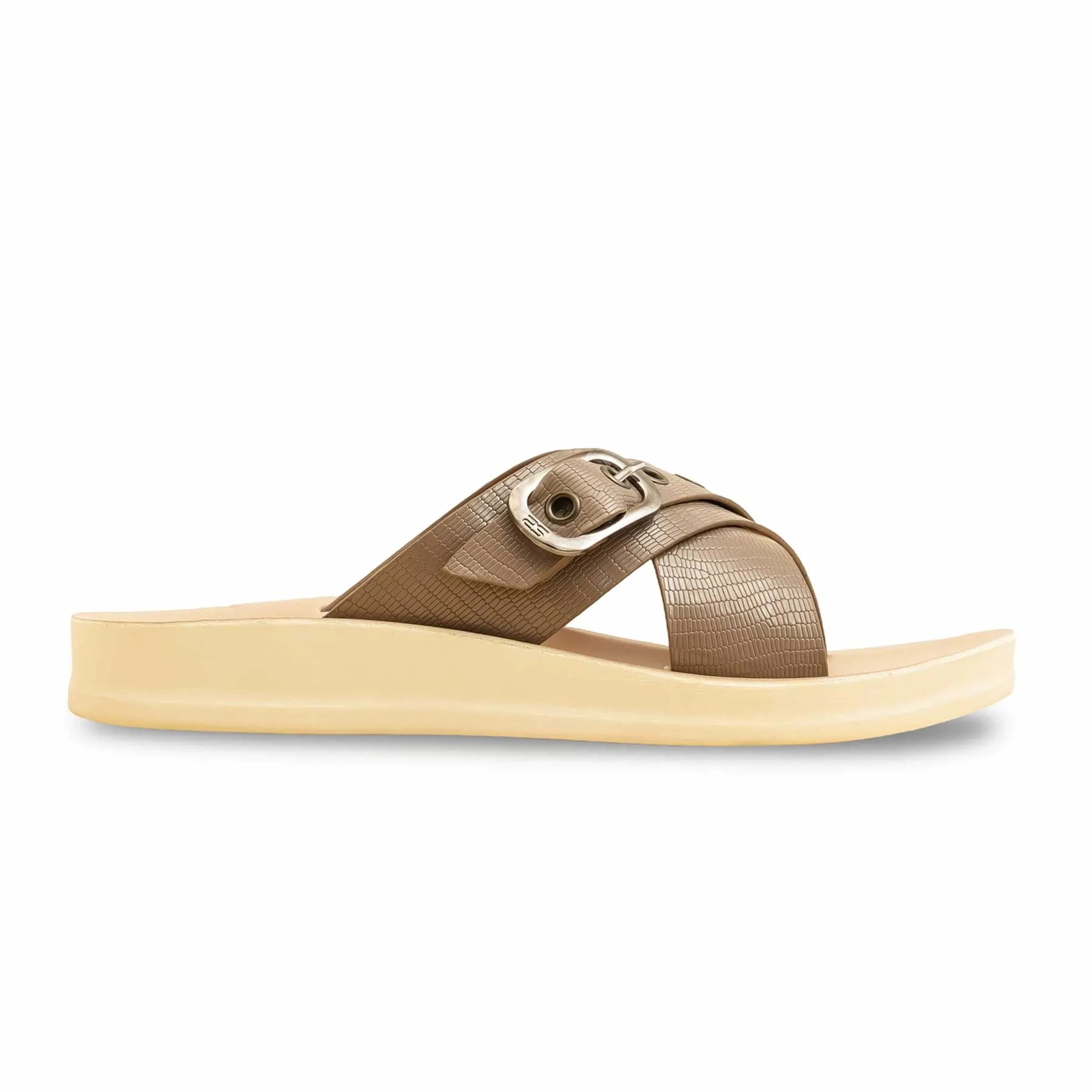 Brown Casual Softy CL5501 Practical Comfort Stone Step