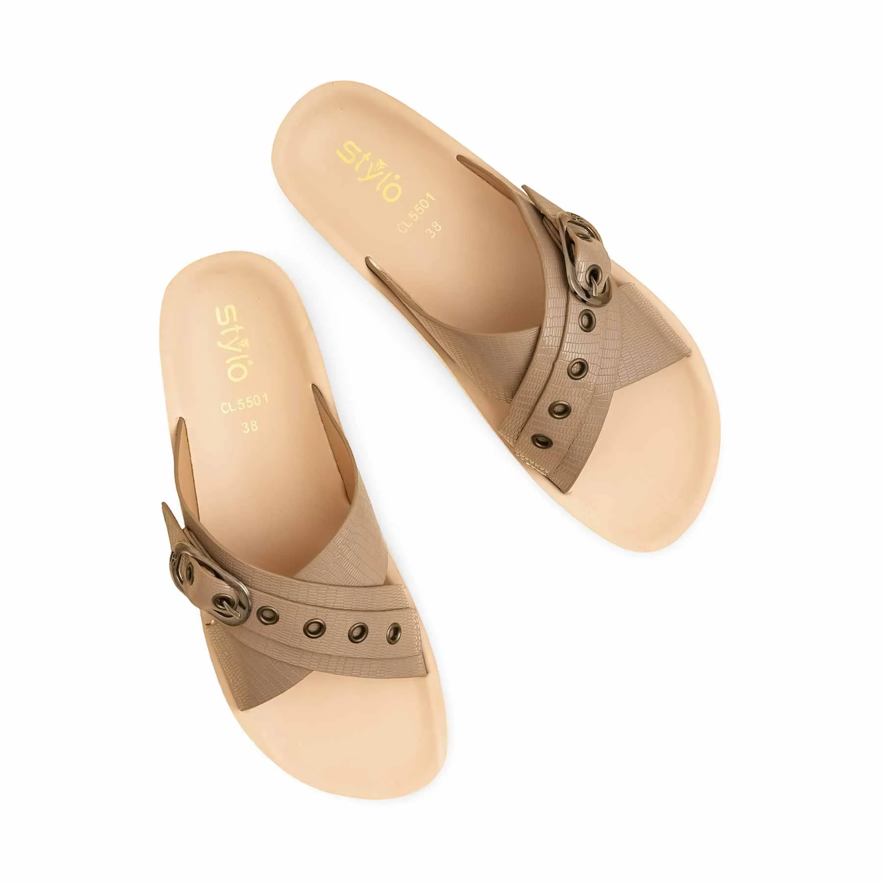 Rain Safe Morning Step Brown Casual Softy CL5501