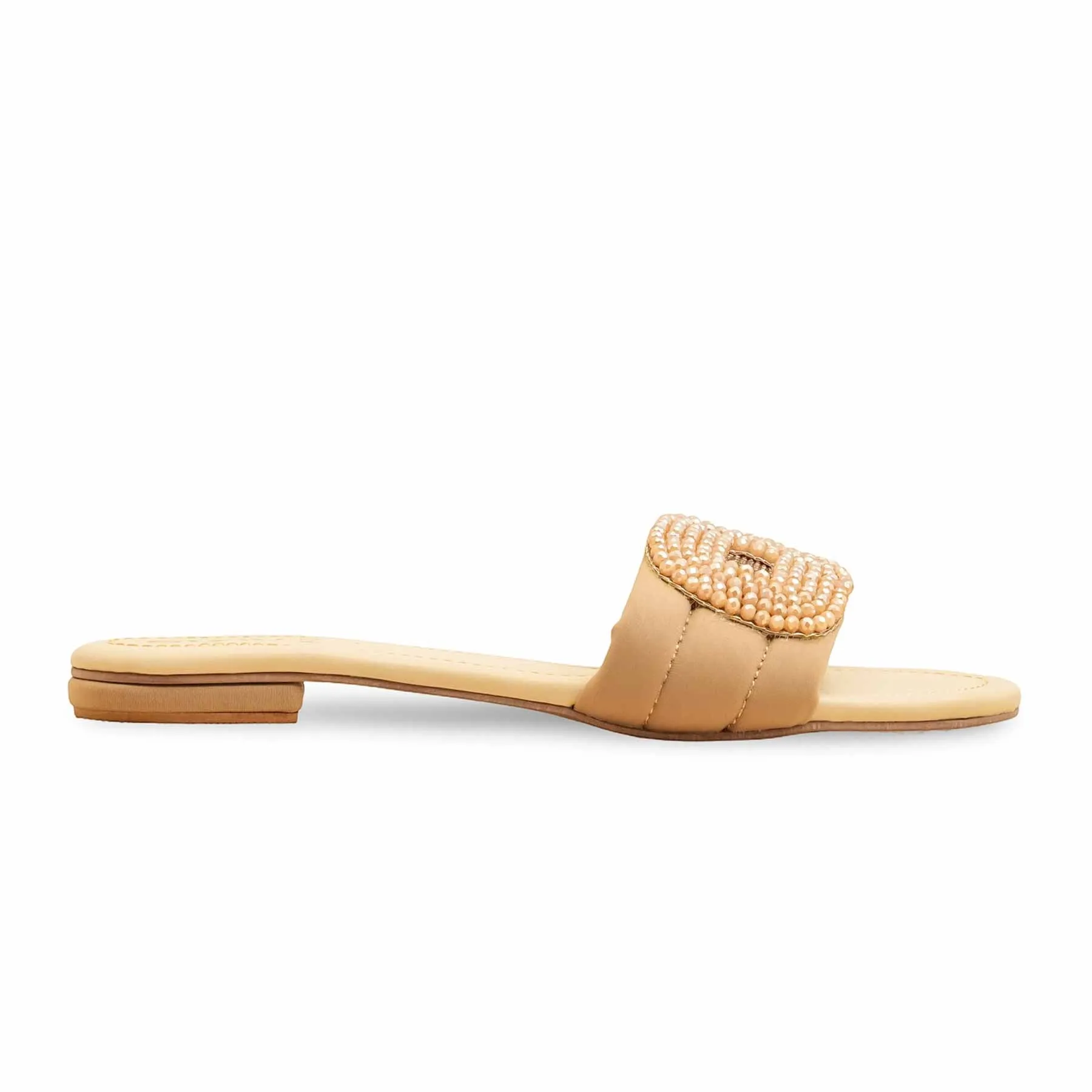 Smooth Fit Marina Glow Beige Formal Slipper FR8398