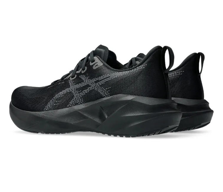 Flexible Soles Men's Asics Novablast 5 (Black/Carrier Grey)
