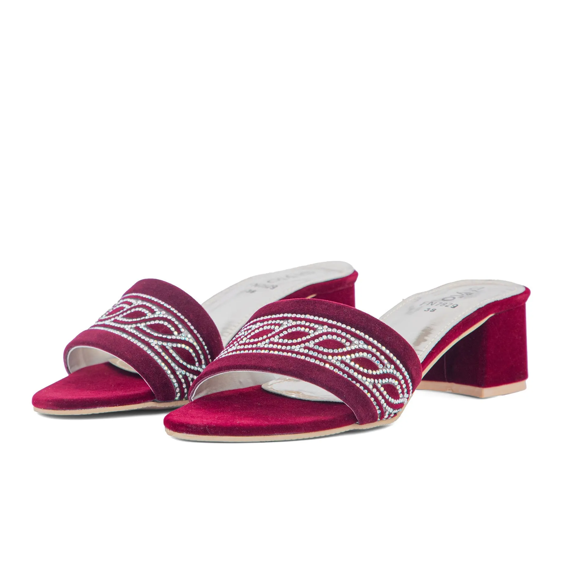 Gala Spark Maroon Fancy Slipper FN7829