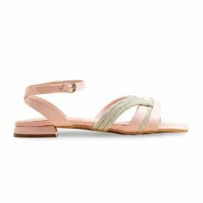 Chunky Heel Pink Formal Sandal FRS001
