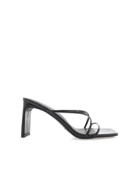 GLENDA - BLACK PATENT Easy Fit Evening shoes