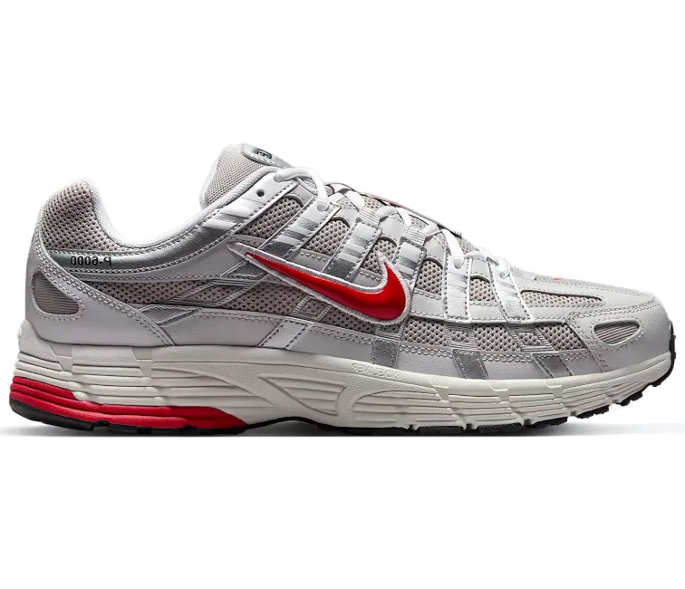 Men??s Nike P-6000 (Fire Red) Gradient Density Foam Reinforced Eyelet Construction