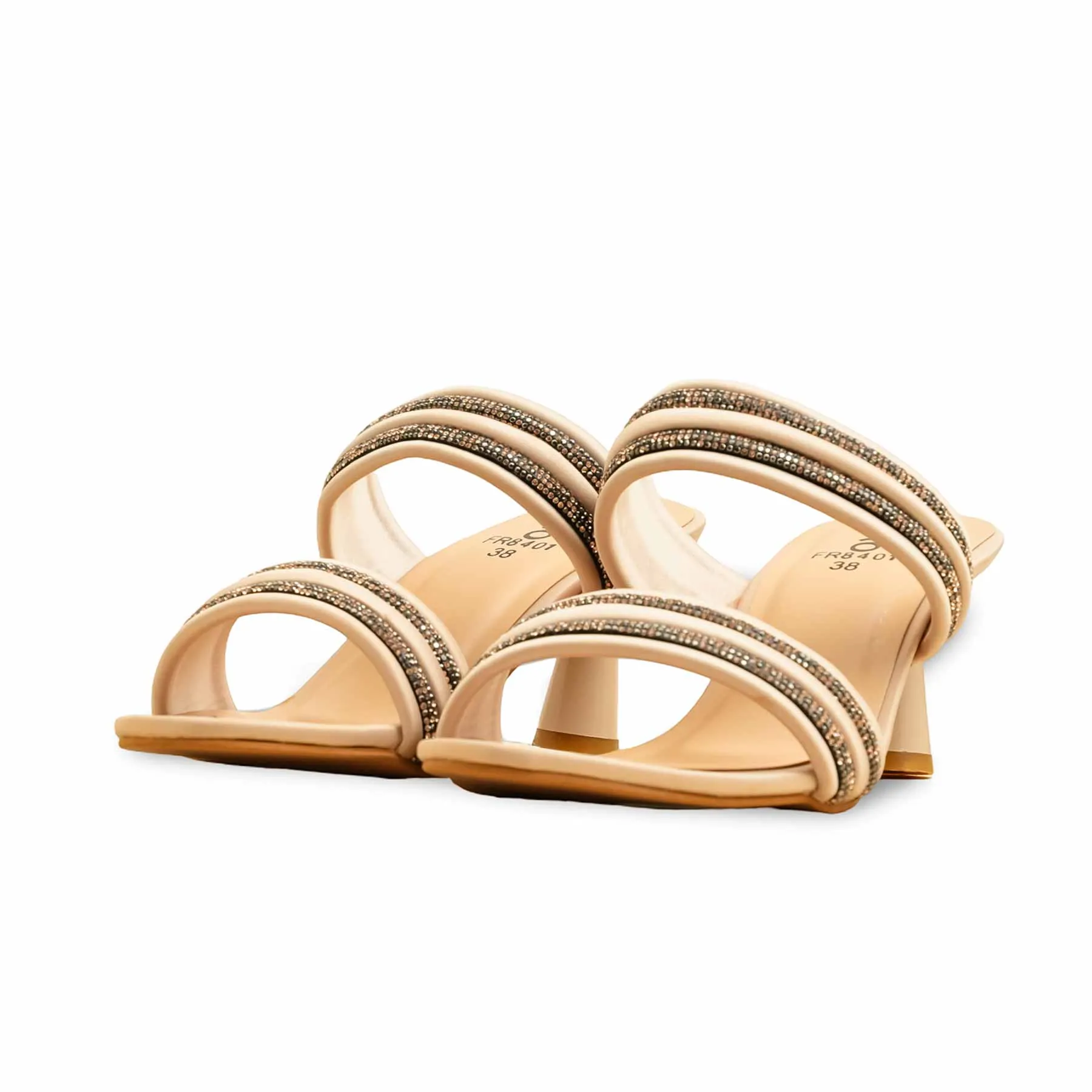 Charming Look Fawn Formal Slipper For Women FR8401