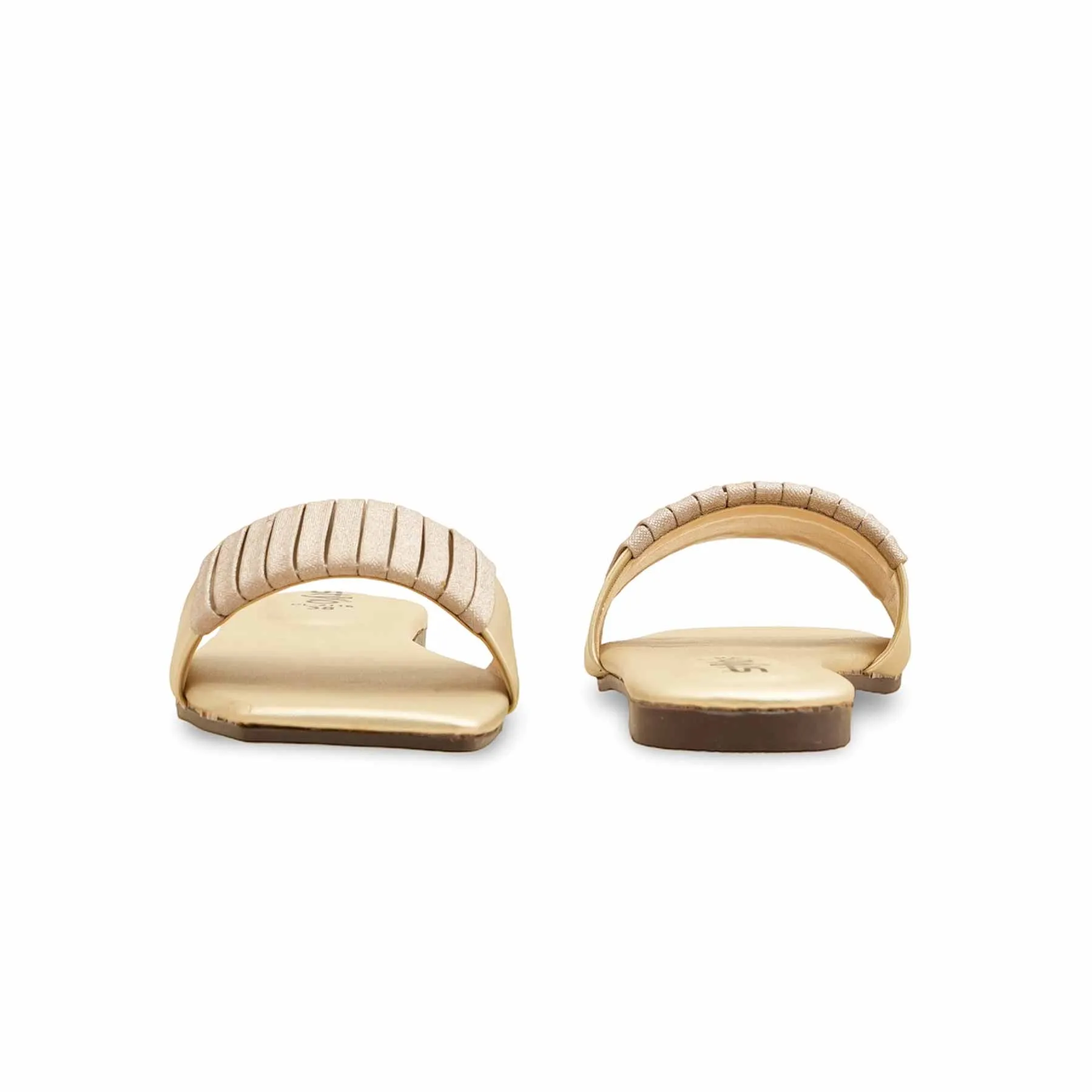 Garden Glow Golden Casual Slipper CL2116