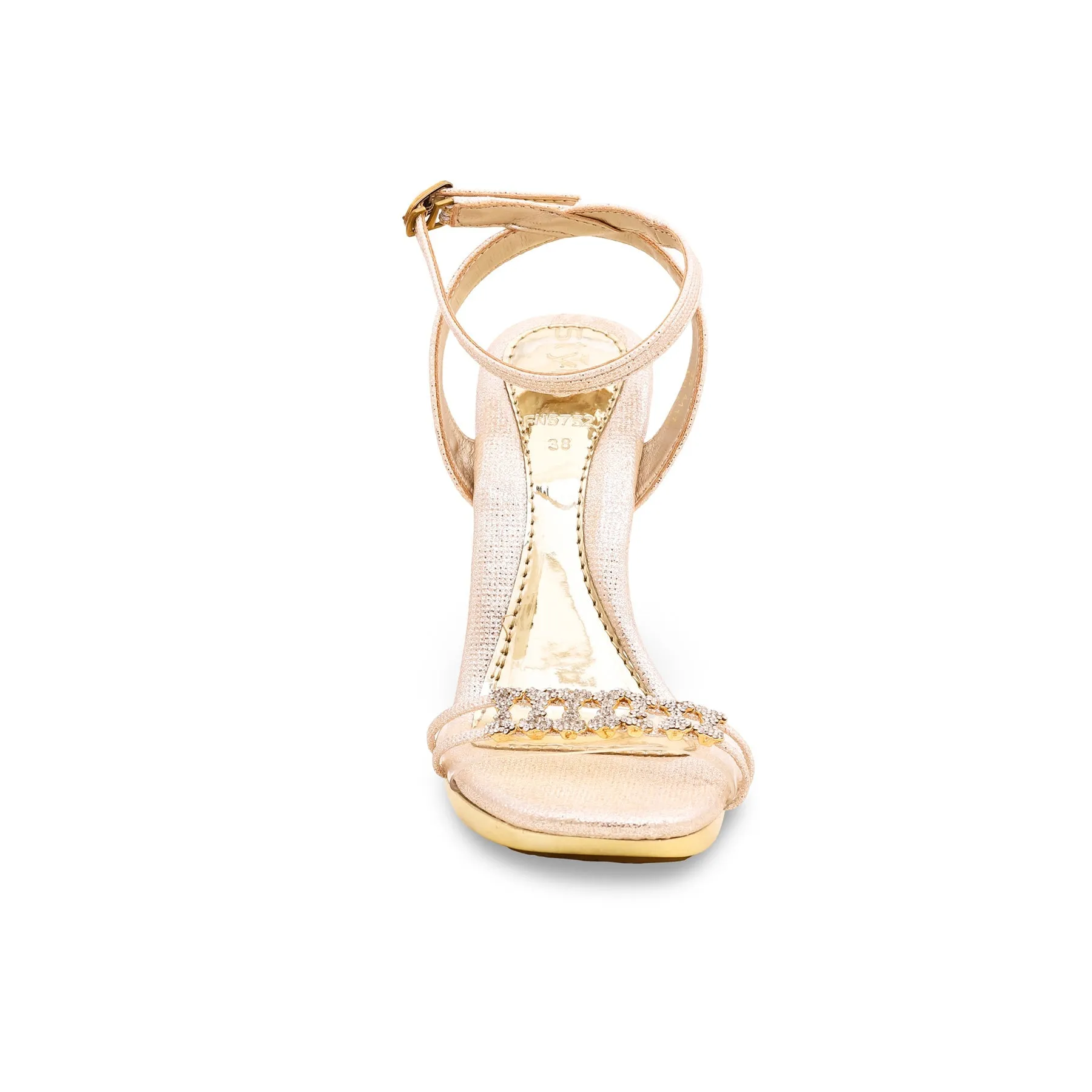 Golden Fancy Bridal Sandal FN5752 Shopping Spark Resort Spark
