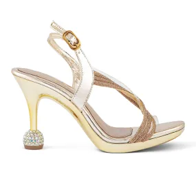 Golden Fancy Bridal Sandal FN5935 Black Glam
