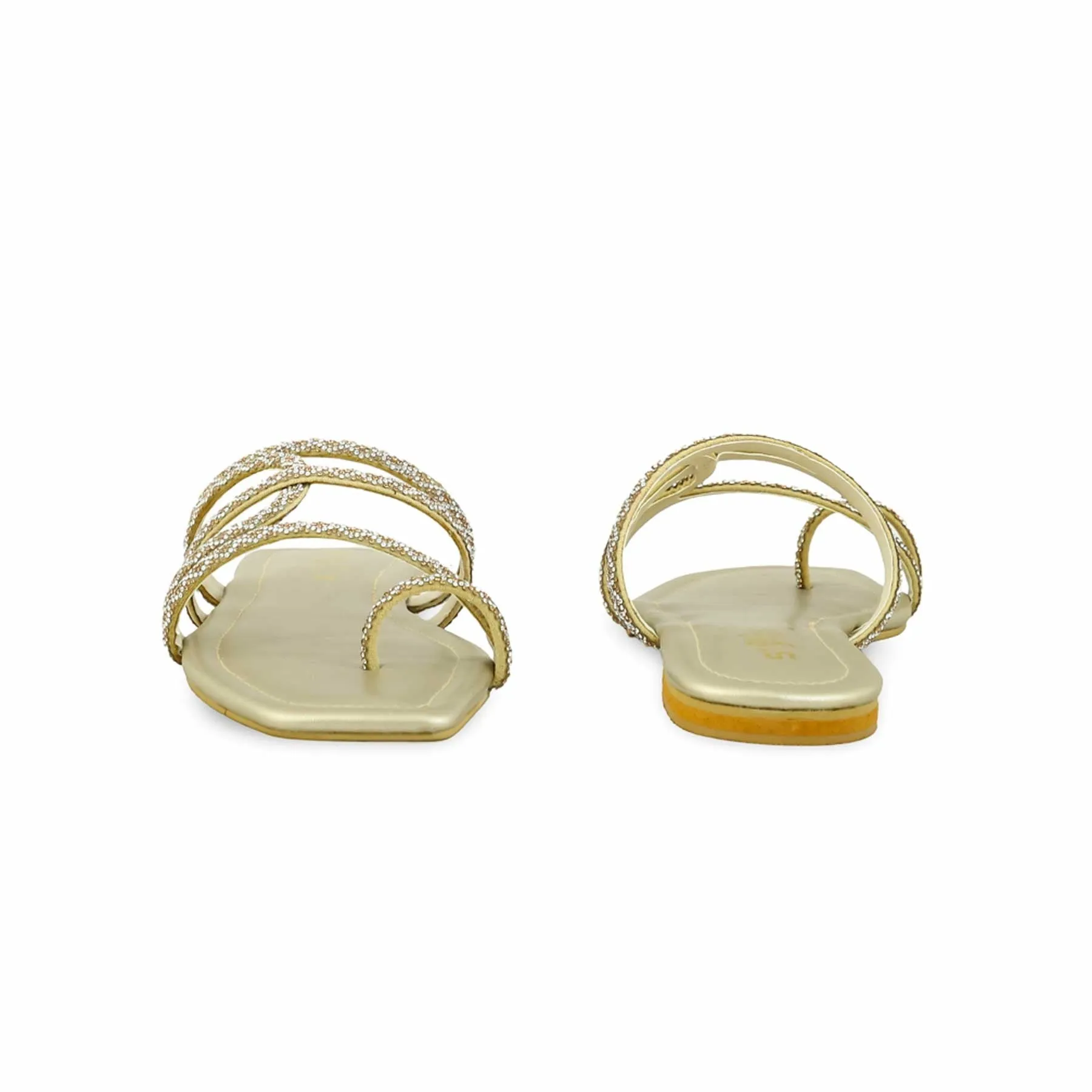 Golden Fancy Chappal FN0762 House Shoe Comfy Design