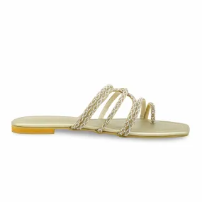 Golden Fancy Chappal FN0762 Lace Up