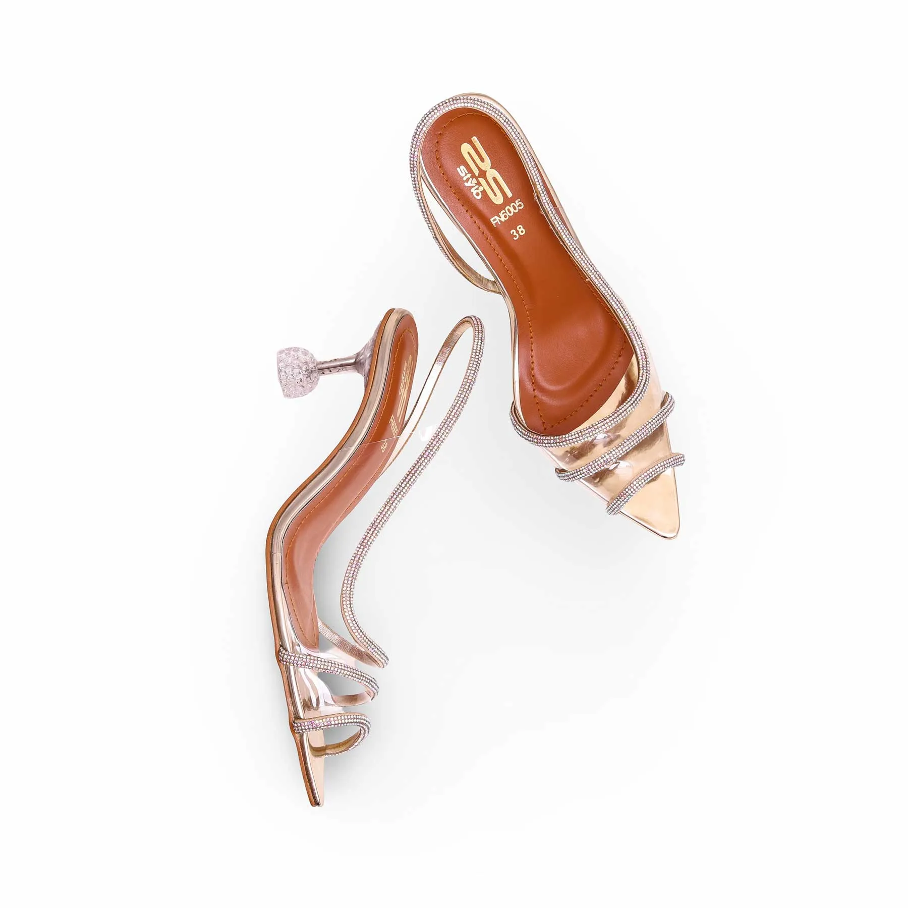 Golden Fancy Sandal FN6005 Low Heel Slip Resistant