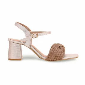 Golden Fancy Sandal FN6009 Slip On Style