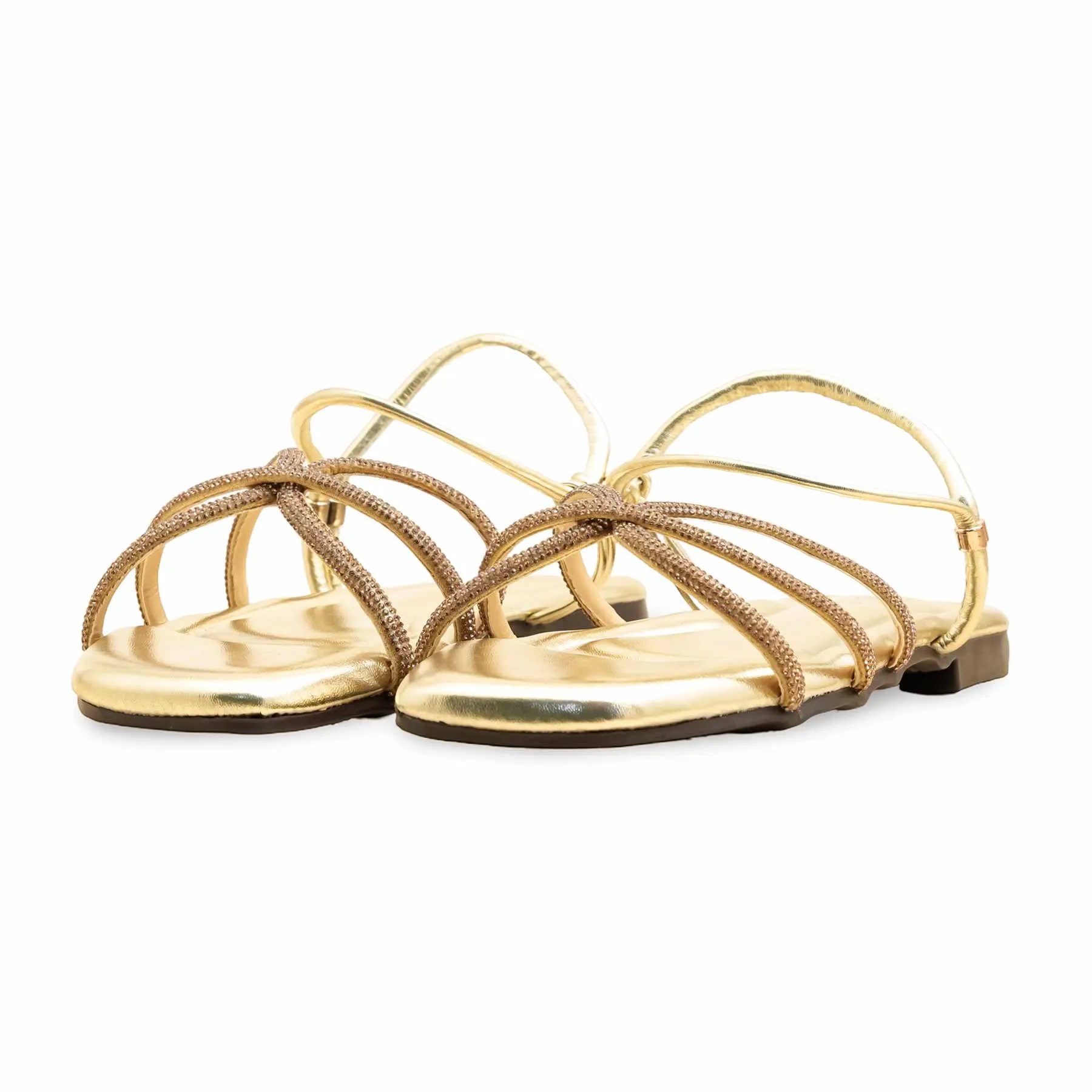All-purpose sole Quiet Walk Golden Fancy Sandal FN6163