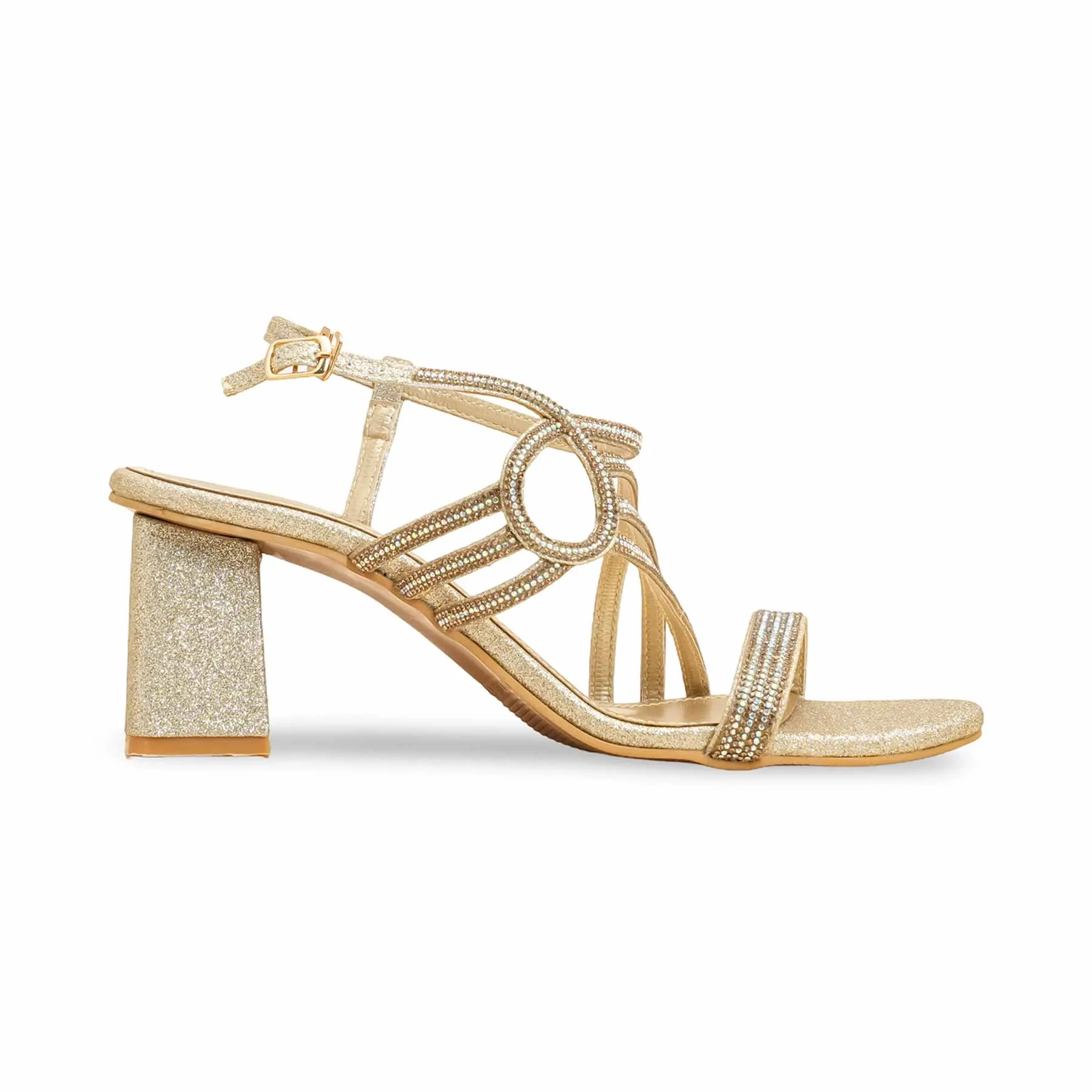 Golden Fancy Sandal FN6180 Chic Sandals