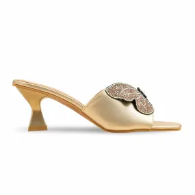 Gala Spark Golden Fancy Slipper For Women FN7974