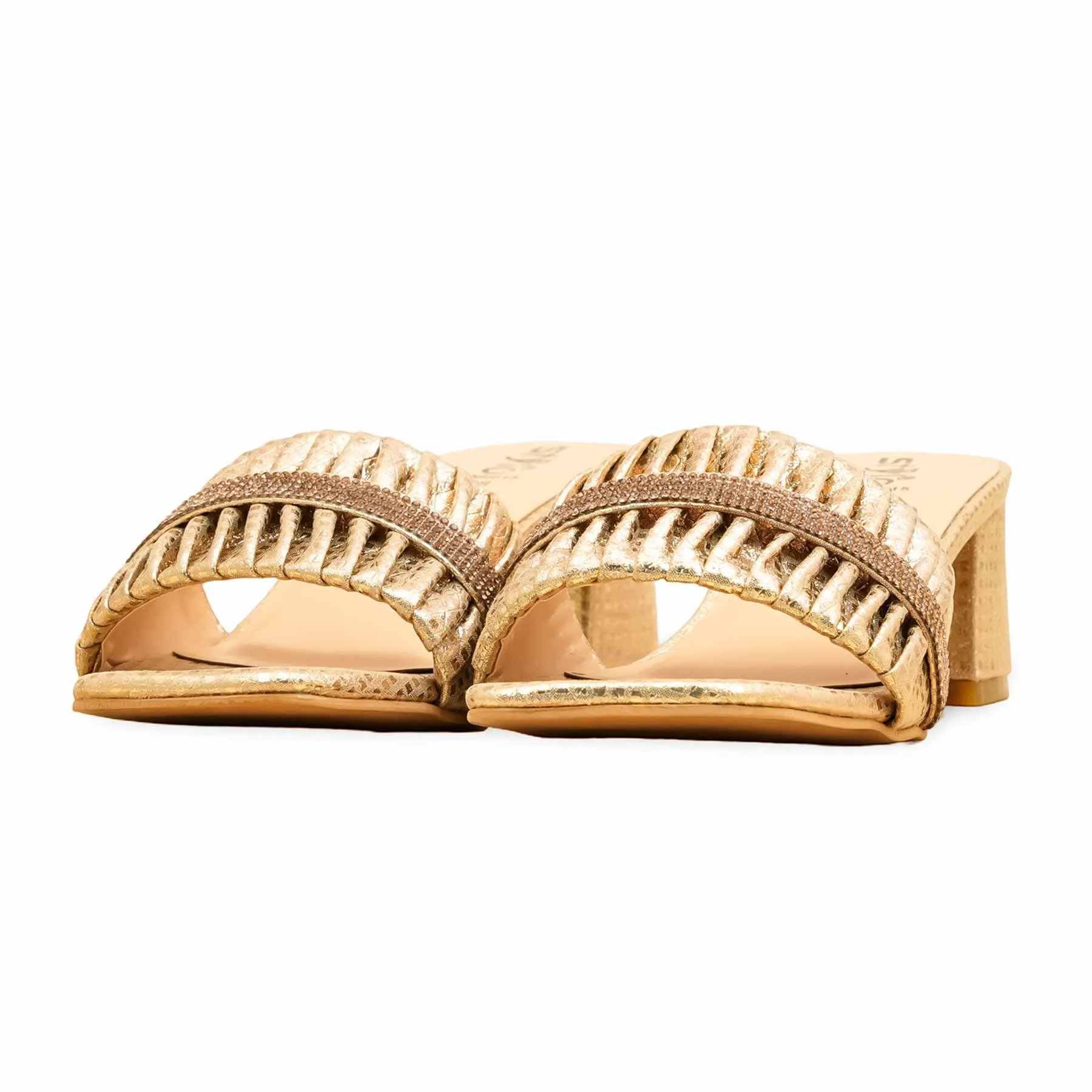Golden Fancy Women Slipper FN8015 Boosted Height