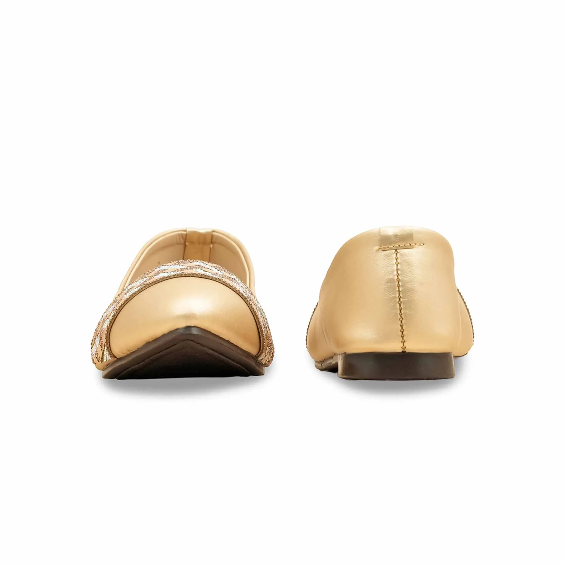 Wellness Glow Lightweight Comfort Golden Pumps For Ladies WN1253