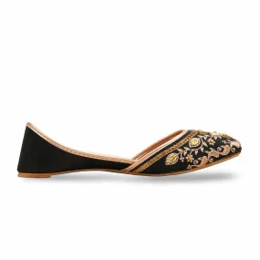 Breathable Insole Cover weakest Black Fancy Khusa For Ladies EC8593