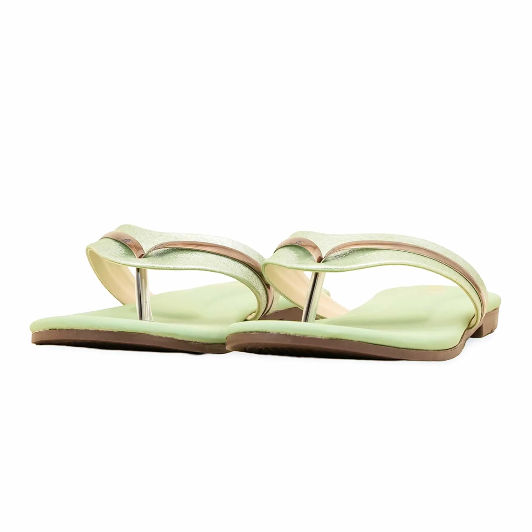Look Glow Green Casual Chappal CL2053